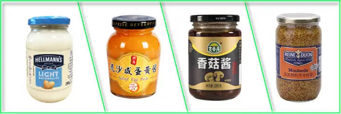 蛋黄酱灌装易倍体育emc下载灌装样品展示图